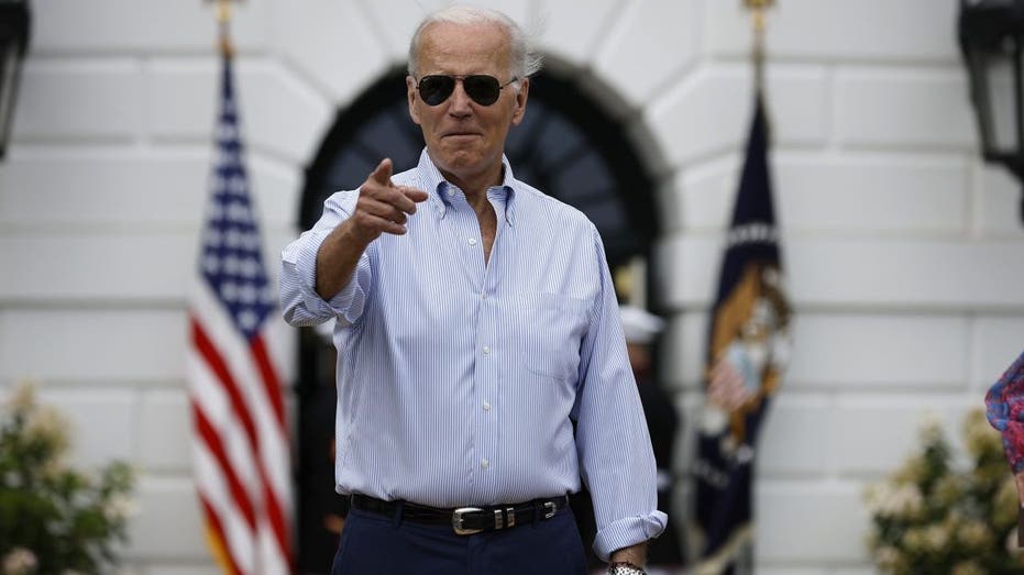 Joe Biden pointing