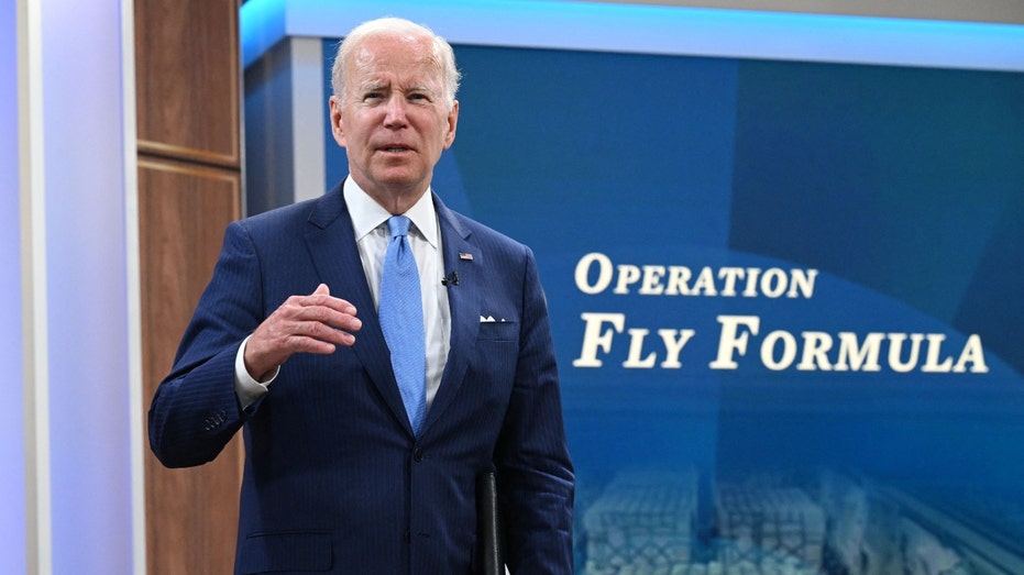 President Biden speaks after meeting with major infant formula manufacturers