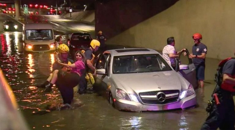 Flooding hits Las Vegas after overnight downpours