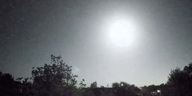 The fireball burned up after entering the atmosphere over central Texas.  