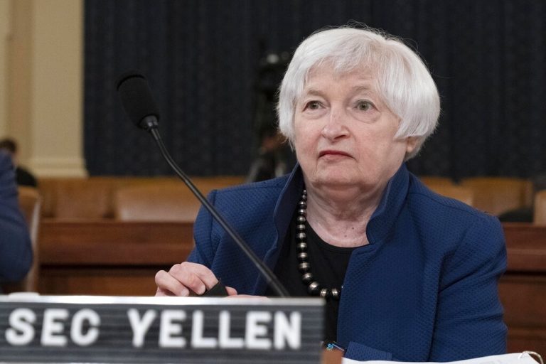 Treasury Secy. Yellen, GOP senators discuss economic crisis