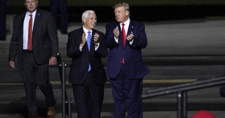 Trump, Pence to hold dueling rallies in Arizona