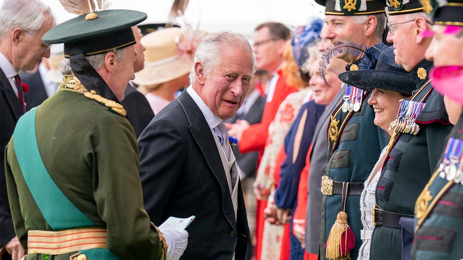 Britain's Prince Charles in Edinburgh