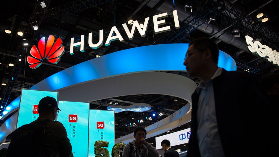Chinese tech conglomerate Huawei is seen in Beijing