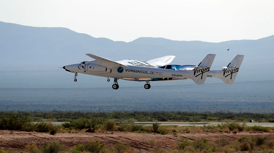 The VMS Eve mothership and VSS Unity spaceplane