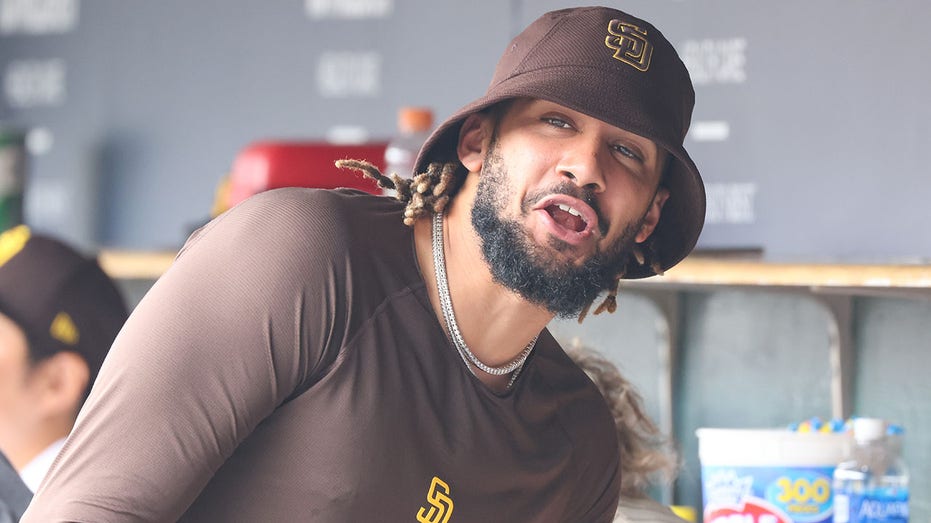 Fernando Tatis Jr. in the San Diego Padres dugout