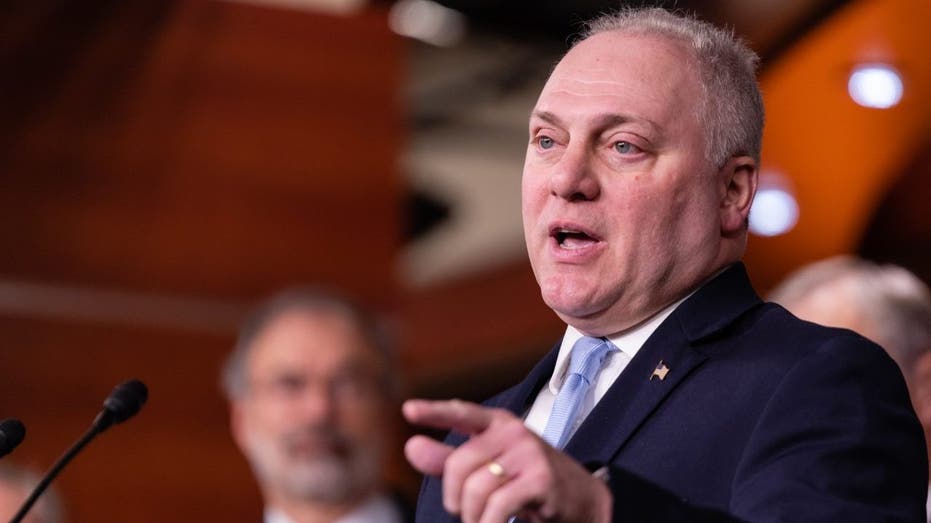 Steve Scalise speaking at a press conference