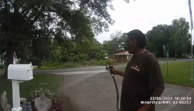 Black pastor arrested while watering flowers speaks after body camera footage release