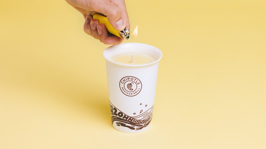 Chipotle lemonade candle