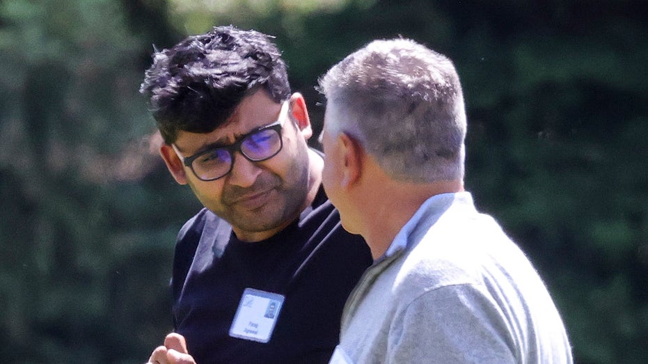Parag Agrawal, CEO of Twitter, walks to lunch