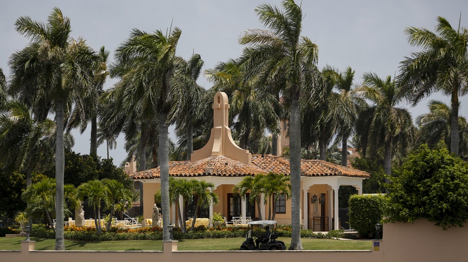 A Mar-A-Lago security member at former President Donald Trump's house
