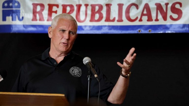 Pence talks 2024 plans while campaigning for GOP candidates