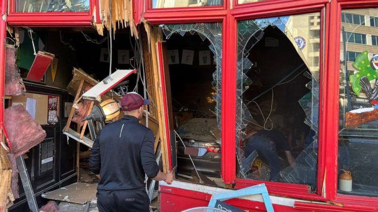 Police investigating after car crashes into pub, injuring 15