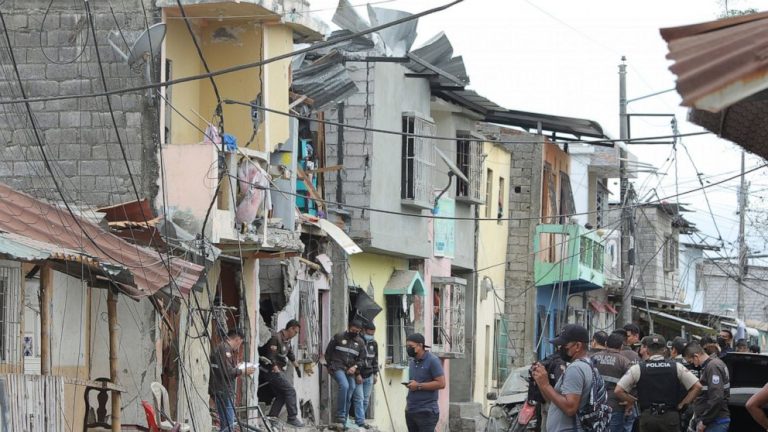 Shooting, blast in Ecuador port city kills 5, damages homes