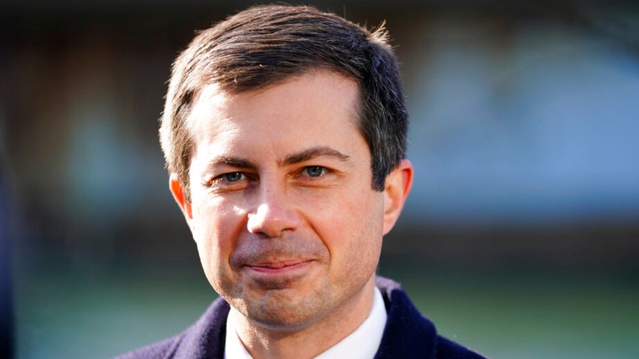 Sec. Pete Buttigieg at an event in Philadelphia, PA