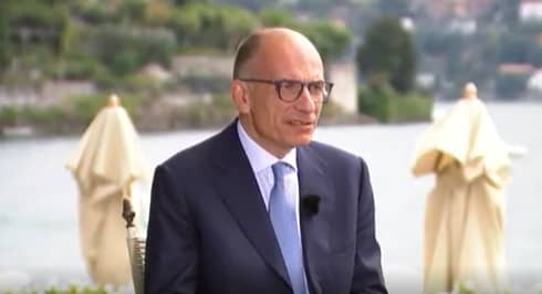 Italy's Letta says the country was on the right track, hopes to convince voters to stay the course