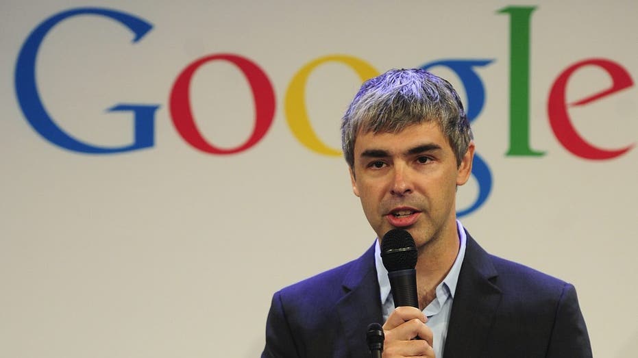Former Google CEO Larry Page is seen in 2012