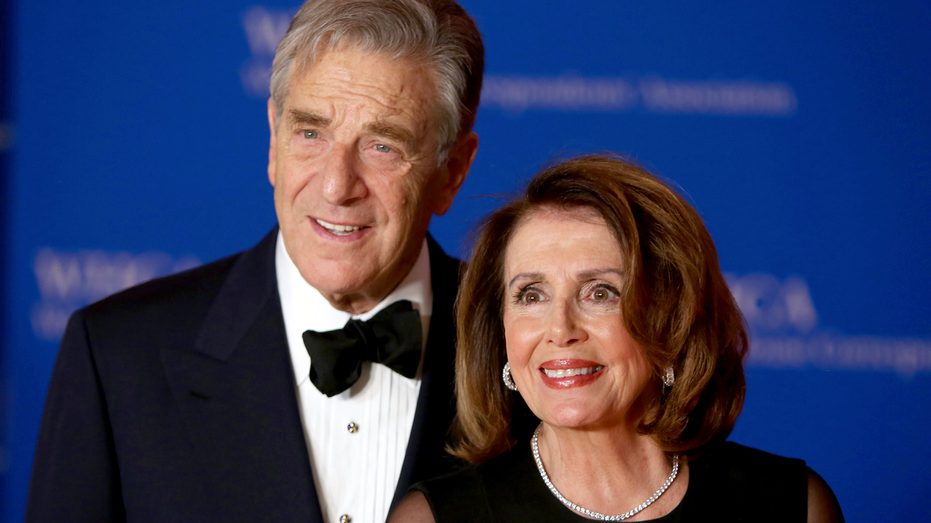 Nancy and Paul Pelosi smiling together