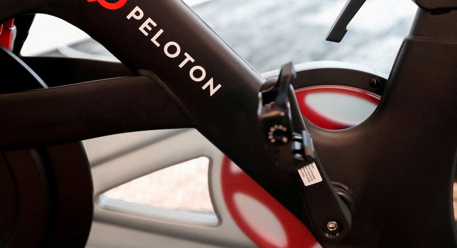 Peloton Bike in use