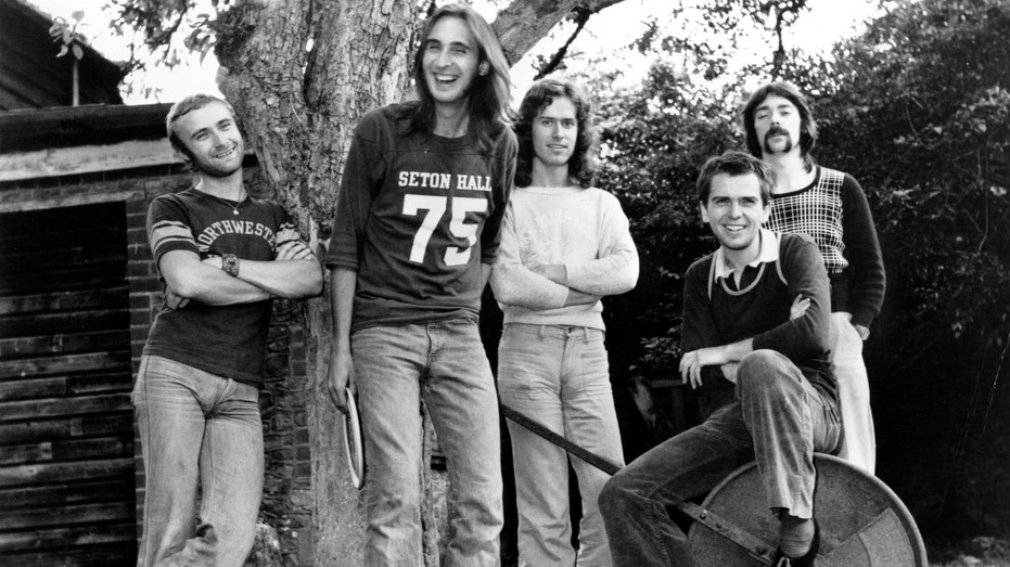 Genesis band members in 1972