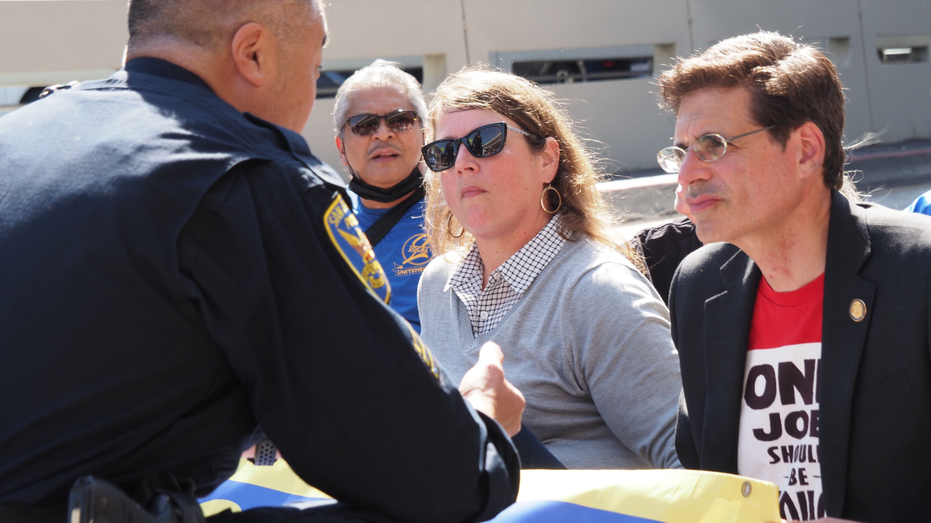 San Francisco airport union protest