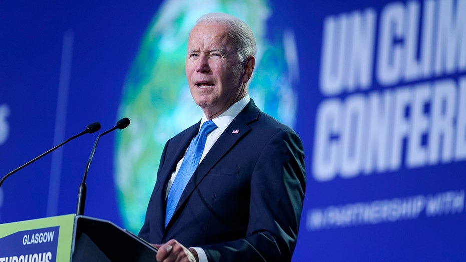 President Biden speaks at climate change summit in Scotland