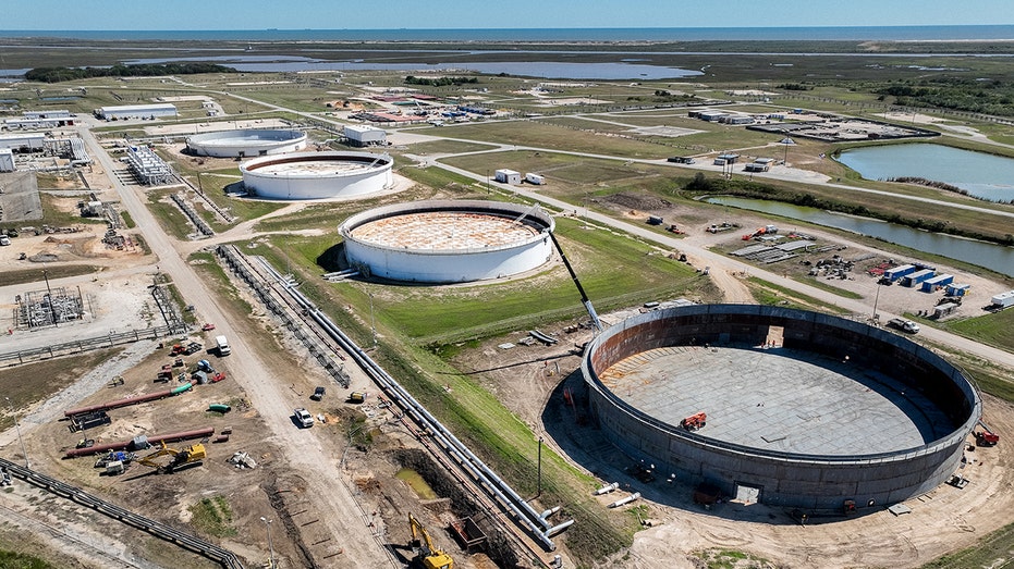 Strategic Petroleum Reserve aerial view