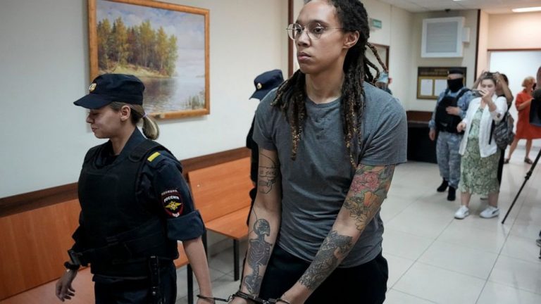 Brittney Griner spends 32nd birthday in Russian prison