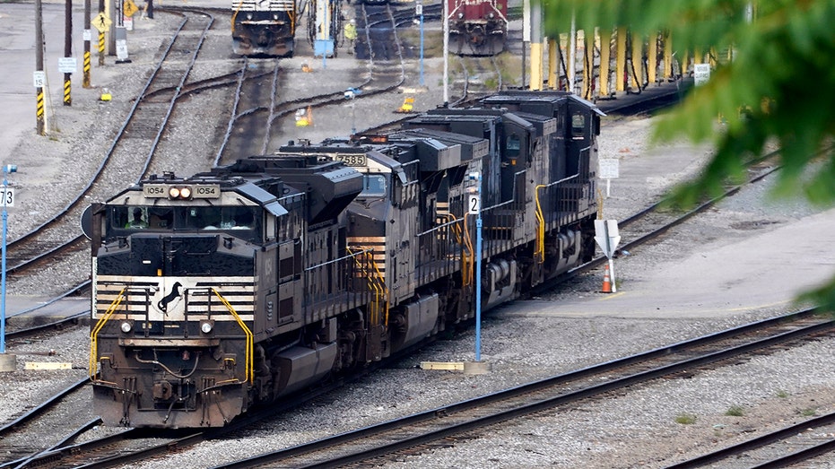 A Norfolk Southern train