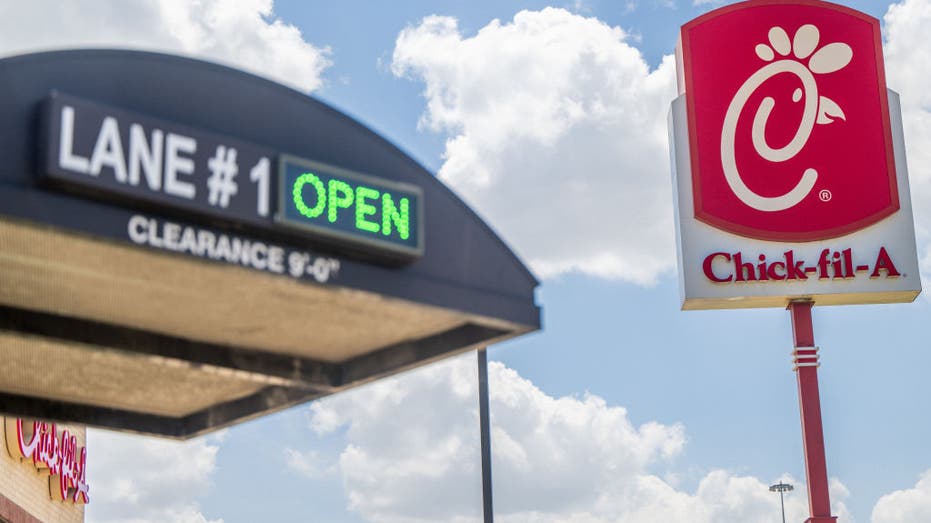 Chick-fil-A restaurant sign