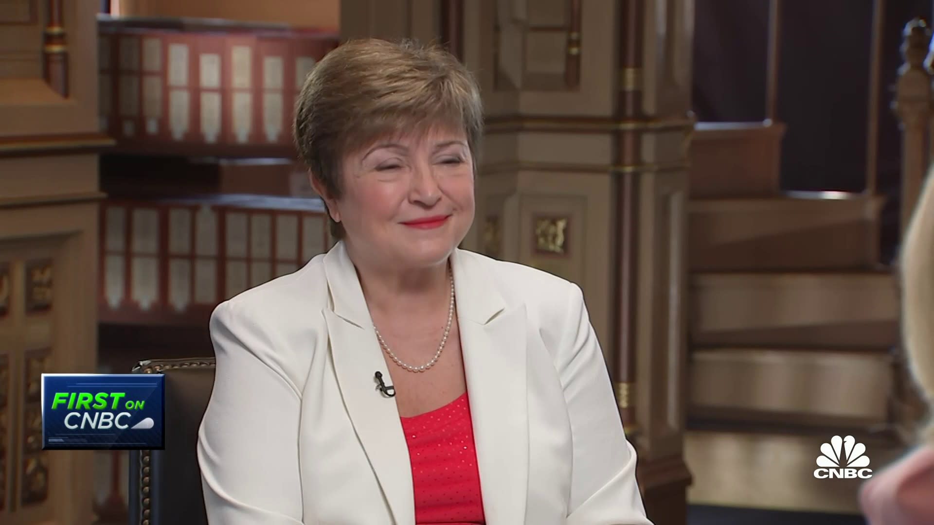 The U.S. is remarkably strong in the labor market, says IMF Managing Director Kristalina Georgieva