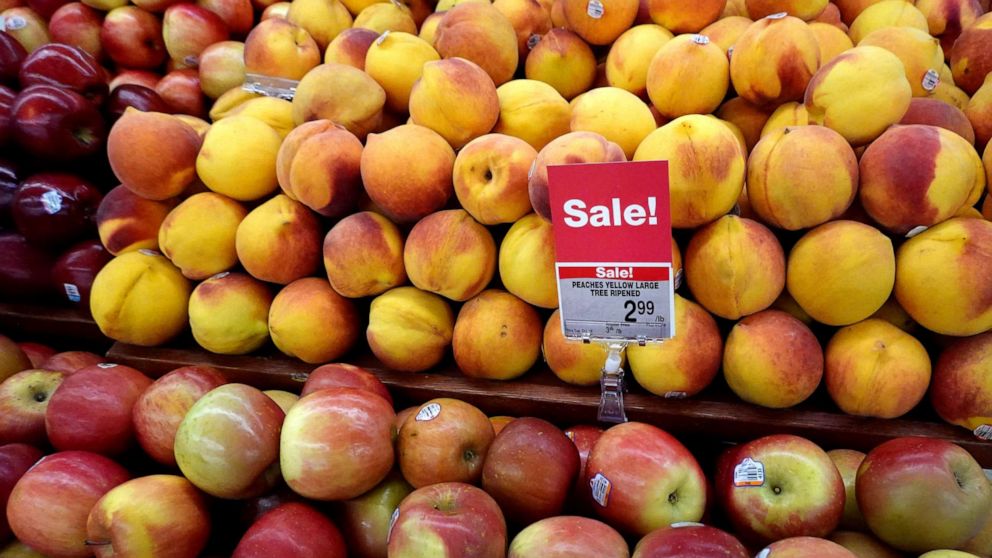 PHOTO: Produce is offered for sale at a grocery store on Oct. 13, 2022, in Chicago, Illinois.