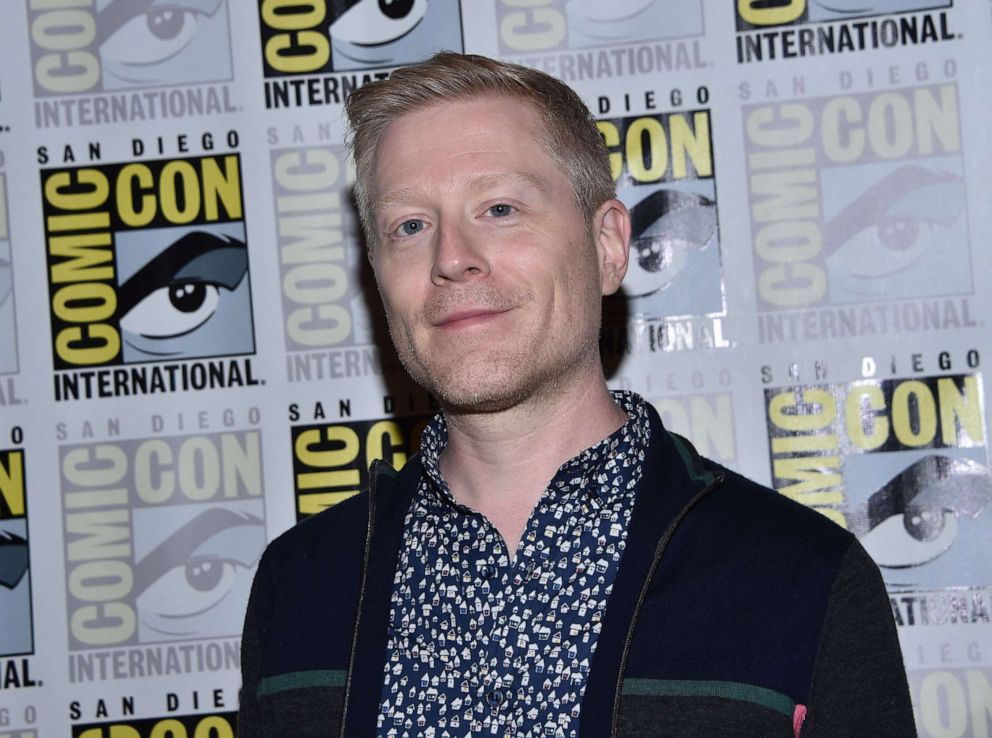 PHOTO: In this file photo taken on July 20, 2018, actor Anthony Rapp arrives for the press line of "Star Trek: Discovery" at Comic Con in San Diego, California.