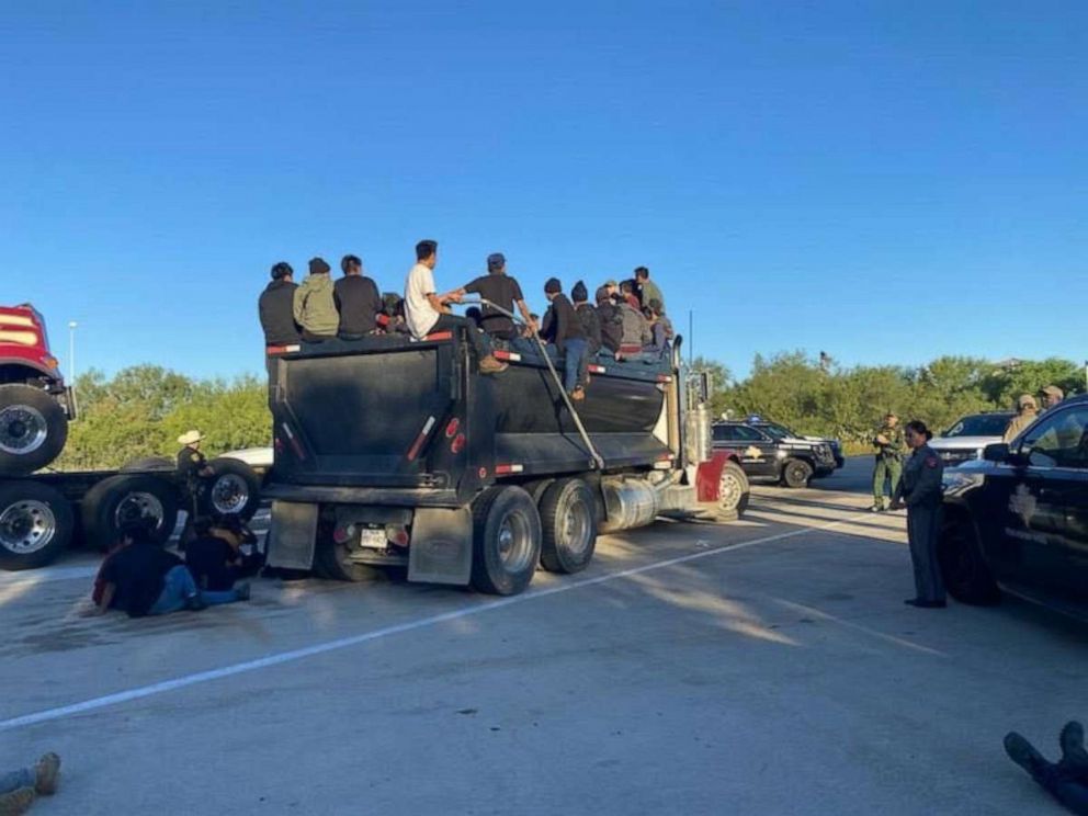 PHOTO: The Texas Department of Public Safety disrupted a human smuggling attempt in Cotulla, Texas, Oct. 26, 2022.