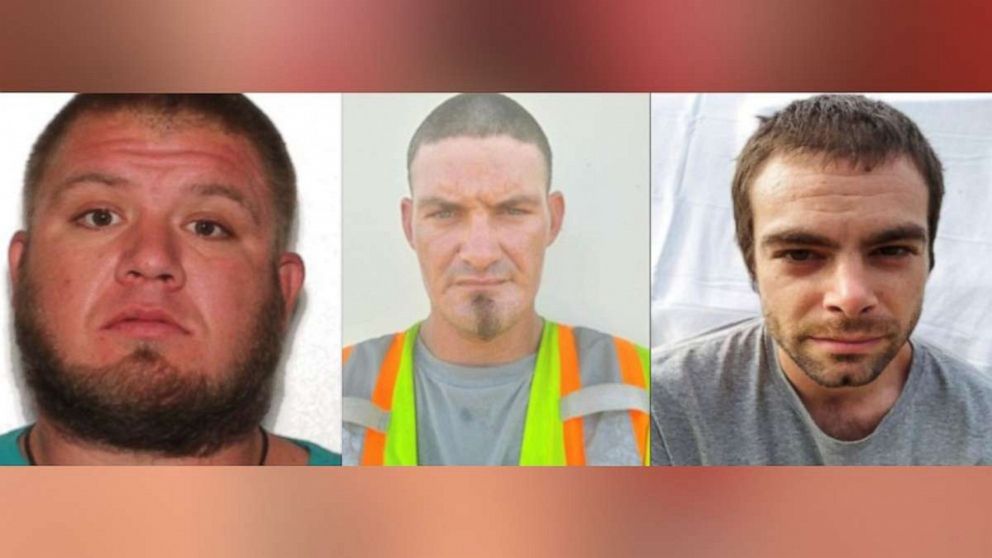 PHOTO: Mark Chastain, Billy Chastain, Mike Sparks, and Alex Stevens were last seen leaving one of their homes in Okmulgee, Oklahoma, around 8 p.m. Sunday reportedly riding bicycles, according to police. 