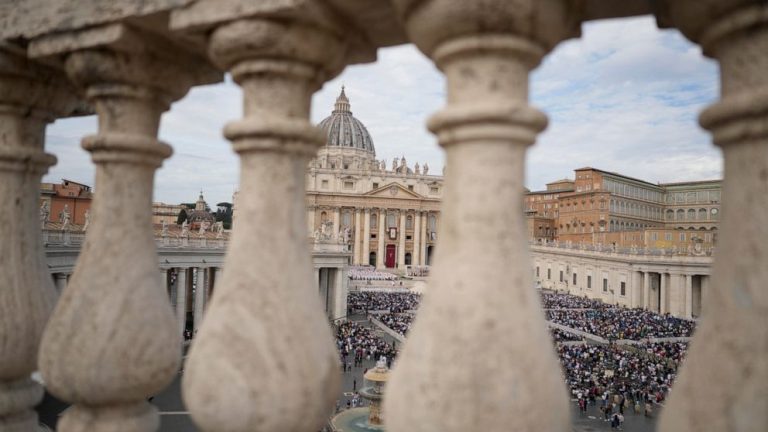 Pope slams treatment of migrants as 2 Italians become saints