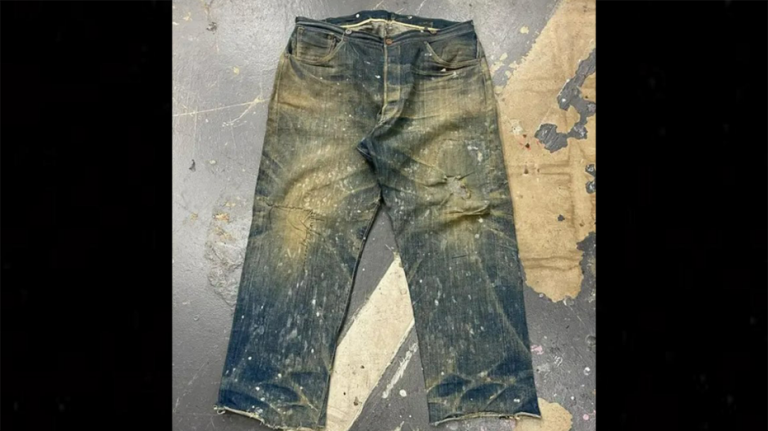 Preworn Levi’s jeans from 1880s found in mine sold for $87,000
