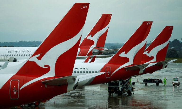 Qantas shares surge as it forecasts stronger-than-expected first-half profit