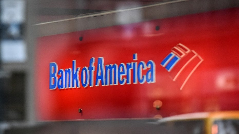 Bank of America sign in New York City