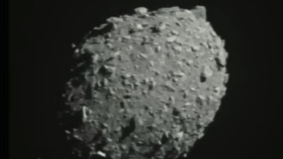 Image of asteroid from DART Spacraft