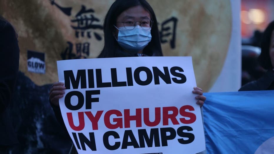 Uyghur, Tibetan and Hong Kong communities rally