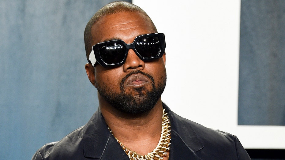 Kanye West wearing sunglasses