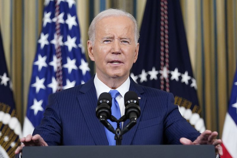 President Joe Biden speaks in the State Dining Room of the White House in Washington, Wednesday, Nov. 9, 2022. (AP Photo/Susan Walsh)