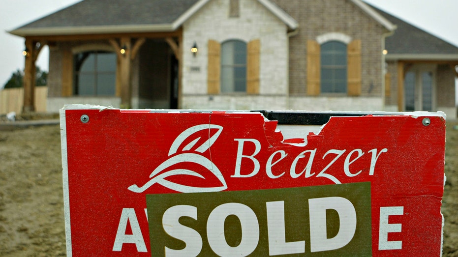 A Beazer Home that has sold