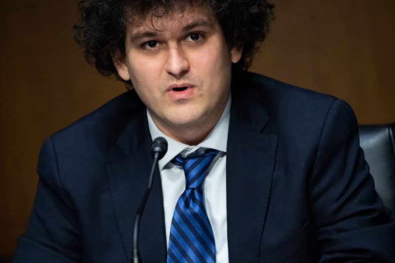 Samuel Bankman-Fried, founder and CEO of FTX, testifies during a Senate Committee on Agriculture, Nutrition and Forestry hearing about "Examining Digital Assets: Risks, Regulation, and Innovation," on Capitol Hill in Washington, DC, on February 9, 2022. (Photo by SAUL LOEB / AFP) (Photo by SAUL LOEB/AFP via Getty Images)