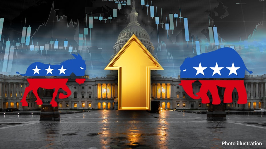 Election/Market illustration 