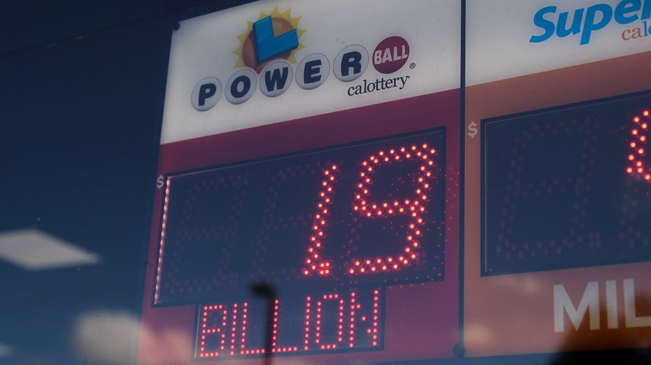 Powerball sign