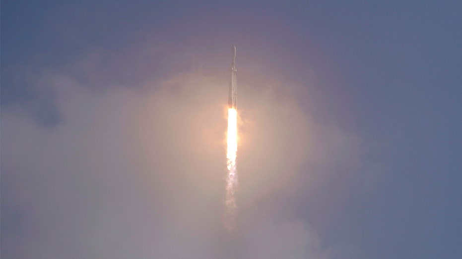 SpaceX Falcon Heavy rocket launches from Cape Canaveral, Florida