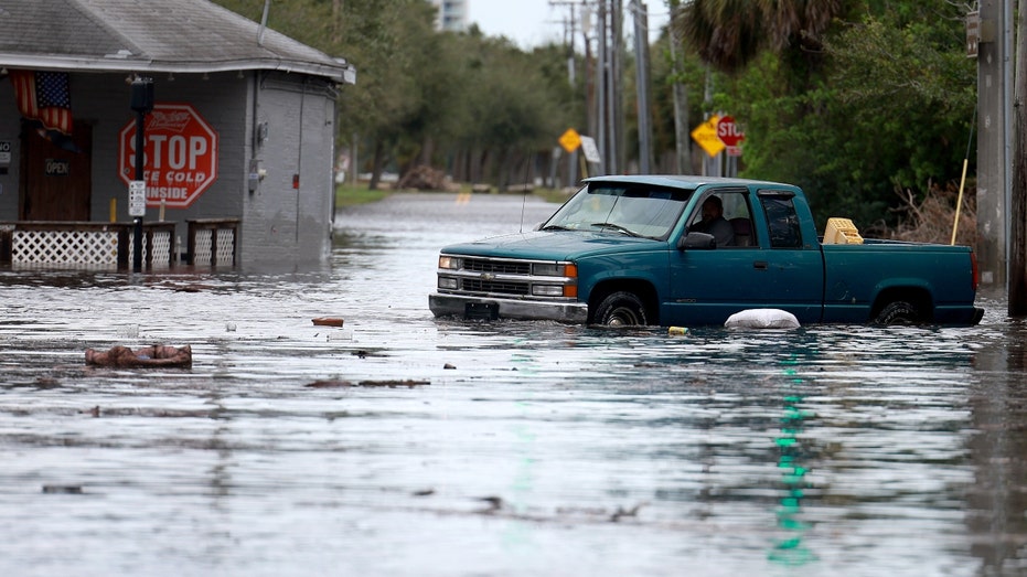Floodwaters from Nicole in Florida