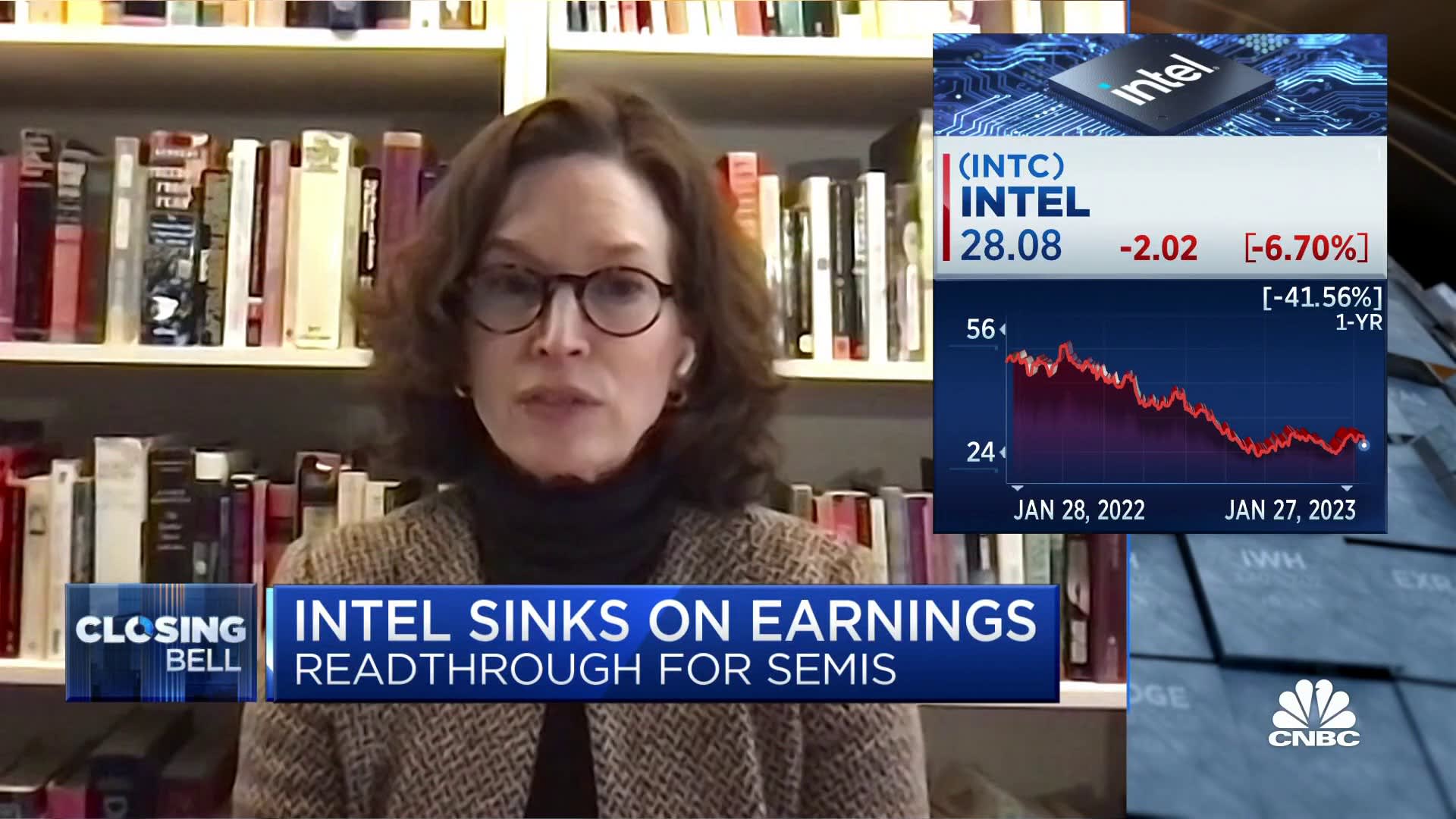 Intel earnings were 'definitely a surprise,' says Bowersock's Emily Hill